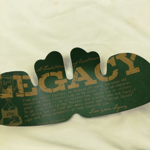 NWT Legacy Kiawah Island Golf Resort Polyester Stretch Strapback Hat Cap Adult - Picture 6 of 6